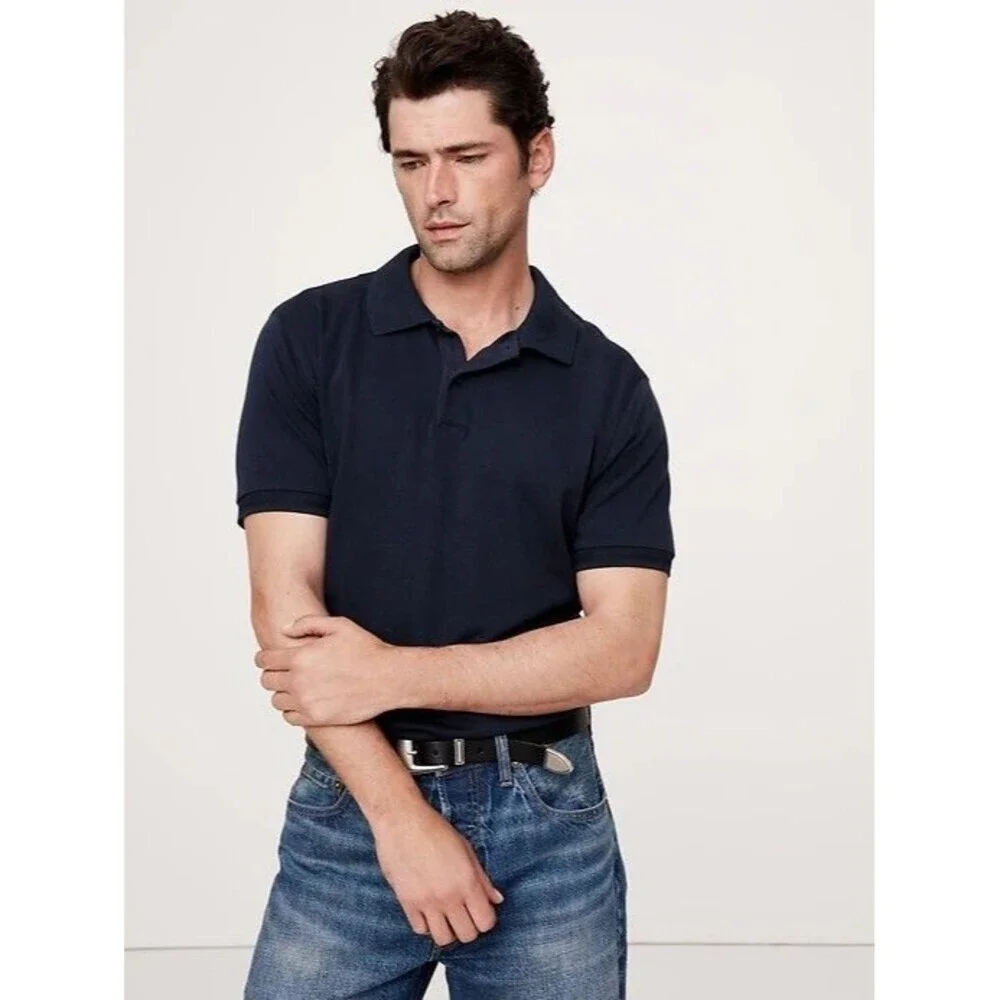 Banana Republic Polo Shirt Men's XL Regular Fit Short Sleeve